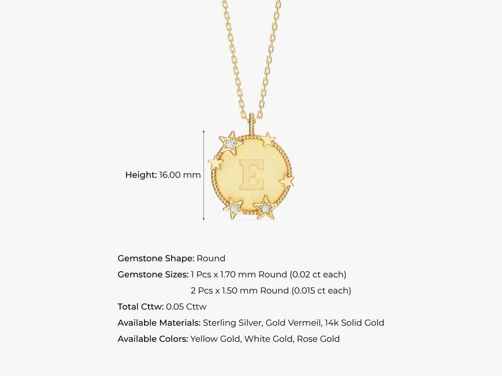 Initial Star Necklace