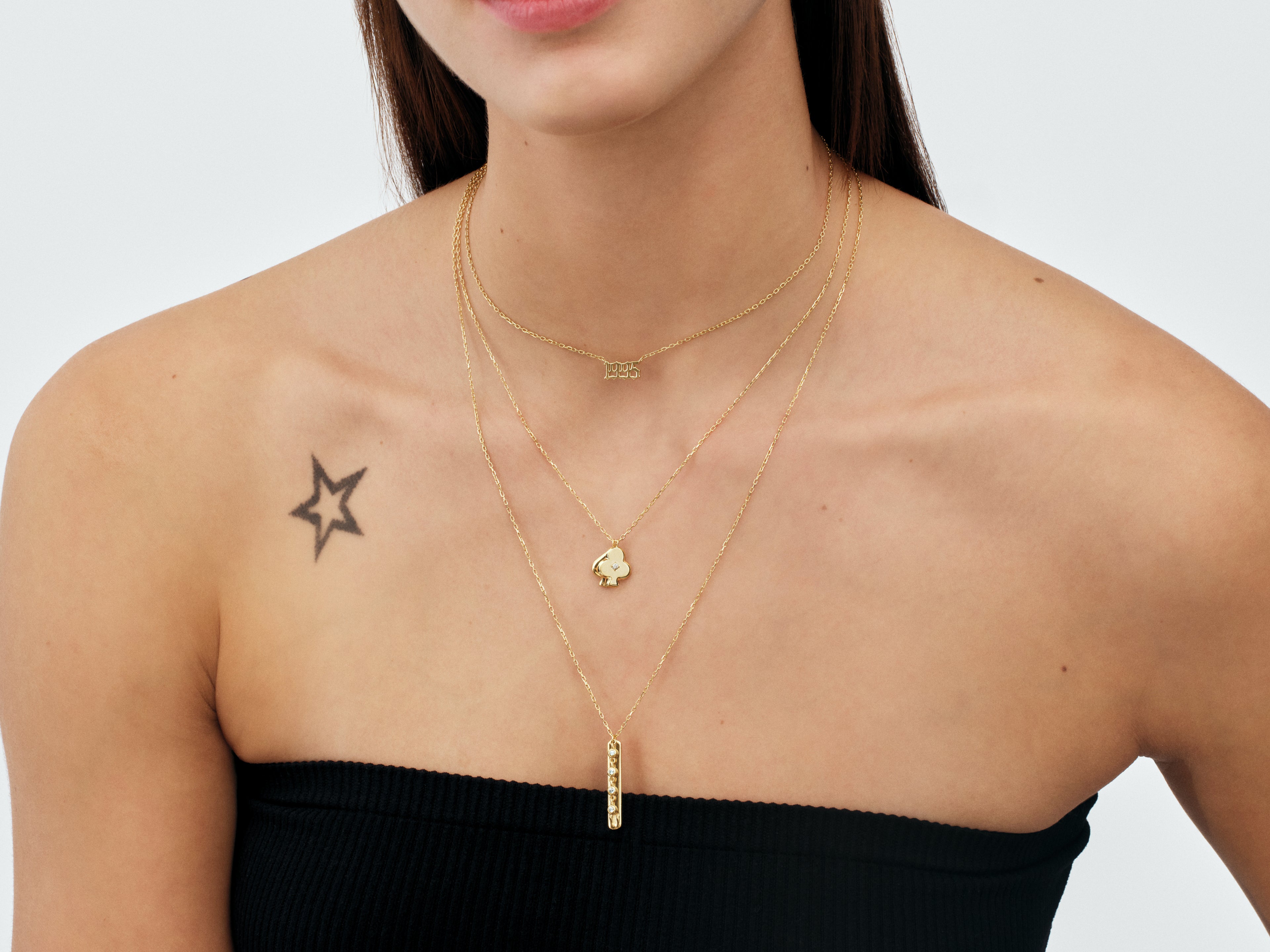 Willow Card Necklace