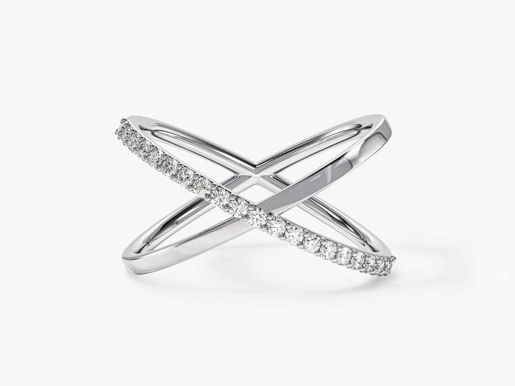Gemstone Cross Ring