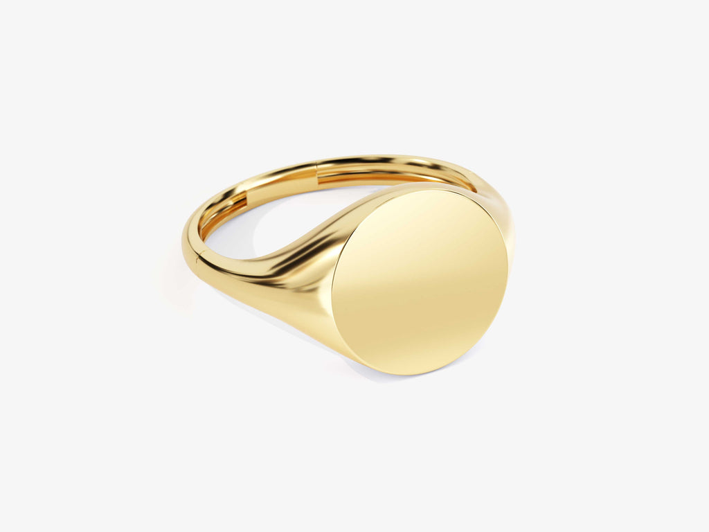 Initial Signet Ring